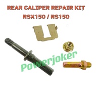 RSX150 / RS150 / BENELLI RFS 150 - REAR CALIPER BRAKE PUMP REPAIR KIT BELAKANG BREK DISC PUMP SKREW 