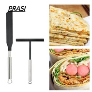 PRASI French Crepe Spreader, With Hanging Hole Non Stick Cake Spreader,  T Shape Stainless Steel Bat