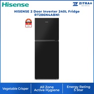 Hisense 240L 2 Door Inverter Fridge Refrigerator Peti Sejuk