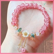 Gelang Manik Manik Bunga Kristal Korean Aesthetic GROSIR