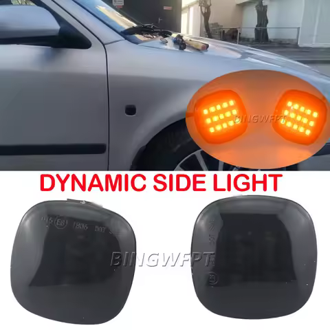 2PCS For SKODA Fabia 6Y 5J MK2 Octavia 1U A4 MK1 Rapid NH3 Roomster 5J Superb 3U LED Dynamic Side Ma