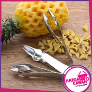 Penjepit pengupas Buah Biji Nanas / pemotong mata nenas stainless steel(b53k)