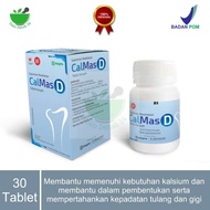 CALMAS D KALSIUM 400MG DAN VITAMIN D 400IU TABLET HISAP PENINGGI BADAN