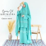 Daripuspitaid/Gamis Khumayra Syari Cadar Terbaru Hijab Syari Terbaru 2023 Mewah Gamis Syari Set Hijab Terbaru Cadar Bandana Gamis Polos Jumbo Modern Set Khimar Syari Fashion Muslim Wanita Baju Gamis Premium Orii Royale Hijab/Couple kids mom/Fashion Muslim