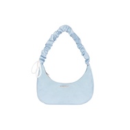 Túi đeo chéo nữ local brand vải dù có dây rút DKMV màu đen kem xanh biển kháng nước basic Poing Bag