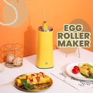 Auto Rinse Up Electric Egg Cooker Home DIY Cooking Tools Automatic Egg Roller Maker Breakfast Machin
