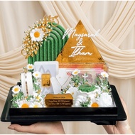 Ring box ring box I couple ring holder | Engagement wedding proposal I ringbox rustic acrylic