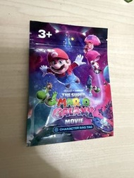 《超級瑪利歐銀河》電影 特典 角色吊飾 鎖匙扣  imax super mario galaxy bag tag