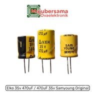 5Pcs - Elko 35v 470uF 470uF 35v Samyoung/