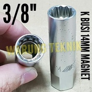 Jtc 4179 Magnetic Spark Plug Socket Magnetic Spark Plug Socket Wrench 14 Mm 3/8"Dr Premium