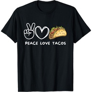 Peace, Love Tacos Retro Tacos Lover Food Lover Gift T-Shirt