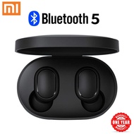 Xiaomi Redmi Earbuds Basic/ Airdots S / Airdots หูฟังบลูทูธ TWS Mi True Wireless Bluetooth Earphone บลูทู ธ หูฟังสเตอริโอบลูทู ธ 5.0 เบสหูฟังกับไมค์แฮนด์ฟรี