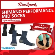 Shimano Performance Mid Socks | Bicycle Cycling Socks | Road Cycling Sock