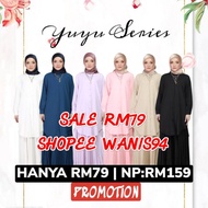 SALE RM79 YUYU SERIES MURAH YUYU SERIES BORONG BLOUSE SKIRT KEMBANG MURAH