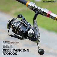 Nx4000 Fishing Reel (Size 4000) - TaffSport (5.2:1 Gear Ratio, 14 BB). Fishing Line Reel.