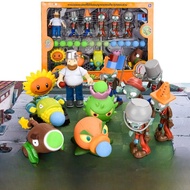 Soft Glowing Pea Shooter Toy for Boys Zombie Battle Plant Game Giant Zombie Darts Toy Static Animal 