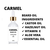 Carmel Beard Oil/minyak janggut /growth hair