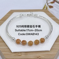 925 Sterling Silver*Bangle Love Love* Bracelet AW143(Bangle Silver 925)925 Silver Bracelet (Turkish)