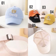 LKM602 CHILDREN'S HAT TEDDY BEAR MOTIF FASHION HAT BABY HAT [1KG 23PC] MOTHER&BABY