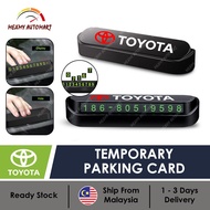 TOYOTA Parking Number VIOS YARIS COROLLA CROSS VELOZ FORTUNER HILUX ROGUE REVO VIGO ALTIS Accessorie
