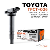 คอยล์จุดระเบิด TOYOTA HILUX VIGO REVO INNOVA FORTUNER COMMUTER / 1TR 2TR 2AZ 1KD 2KD ANH20 ATH20 -TP