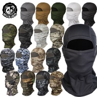 YZ> Camo Tactical Balaclava Airsoft Full Face Mask Quick Dry Paintball Robber Mask Ski Mask Balak