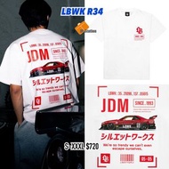 日本代購 🇯🇵改裝車名宿LBWK🚗Liberty Walk BOX JDM R34 Tee