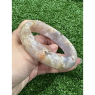 58mm Sakura agate bangle