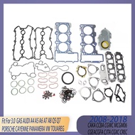 Engine Cylinder Head Full Gasket Gasket Fit 3.0 L GAS 08-18 For AUDI A4 A5 A6 A7 A8 Q5 Q7 PORSCHE CA