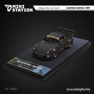 AvailableMini Station 1/64 Rwb964 Volkswagen Bus T1 Trailer Beetle Alloy Car Model Diecast Car Toy C