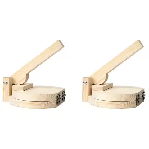 ABUL-2X Wood Tortilla Press Dumpling Skin Maker Presser Chapati Roti Taco Corn Maker Pressing Kitche