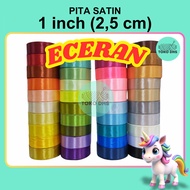 (RETAIL) 1 inch (2.5 CM) Satin Ribbon 1" 2.5cm Satin Ribbon/