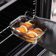 日本霜山 可微波強化玻璃蓋耐熱玻璃保鮮盒-640ml-3入