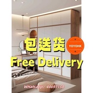🌟包送貨- 衣櫃書枱化妝桌一體櫃 轉角收納櫃 L型大衣櫃 衣櫥 臥室置物櫃 儲物櫃邊櫃 衣帽櫃 全新包送貨Corner wardrobe#Wardrobe table