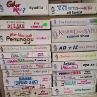 1. Novel 💕Preloved / Terpakai Kaki Novel