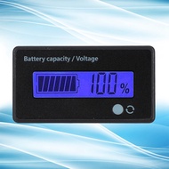 Cocoarm Battery Capacity Monitor Percentage Indicator LCD Display Voltage Tester with Double Buttons