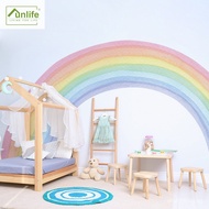 Wallpaper Decoration Funlife Rainbow Wall Sticker Mural Nordic Scenery Self-Adhesive WMFKD028Wall La