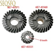 6E7 Gear Kit 6E7-45560 6E7-45571 6E7-45551 For Yamaha Gear Set 2 Stroke Outboard Motor 9.9HP 15HP 4 