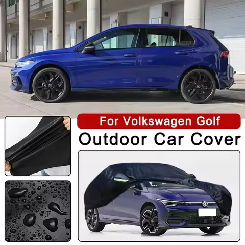 For Volkswagen Golf MK4 MK5 MK6 MK7 MK8 Outdoor Waterproof Dustproof UV Resistant Car Cover Protecto