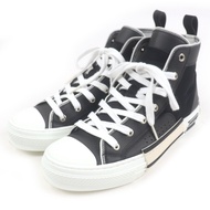 Excellent condition DIOR Homme B23 logo high- top sneakers, black, size 41.5, with dust bag, authent