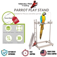 MPT Macaw Stand Parrot Roller Stand Parrot Stand Grey Parrot Stand Cockatoo Stand Burung Macaw Bird Stand Parrot Cage