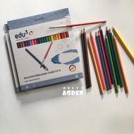 [BLACK Skin] Edu3 watercolor pencils 24 colors