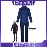 Jujutsu JJK Cosplay Anime Satoru Gojo Cosplay Costume Halloween Outfit Carnival Uniforms