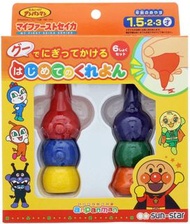 SUNSTAR - 麵包超人 6色蠟筆 4901771302309