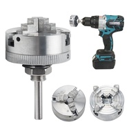 HG Z011 High Carbon Steel Mini Drill Chuck Metal 3 Jaws Manual Lathe Chuck Clamp Jaw Manual Chuck Independent Turning Machine