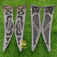 Carpet Yamaha NVX V1 Aerox 155 NVX 155 Karpet Floor Panel Carpet Carbon