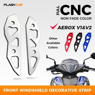 Aerox V1/V2 Windshield Garnish Full Cnc Aluminum For Aerox 155 Motorcycle Accessories