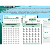 Saving Money Planner | Digital Template | A4 & A5