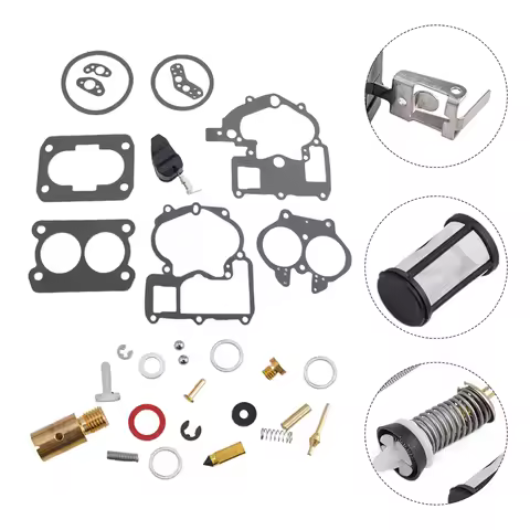 Carburetor Rebuild Kit 3302-804844002 For Mercruiser For Marine 3.0L 4.3L 5.0L 5.7L Plastic Replacem