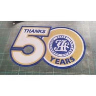sticker cermin JAF 50years